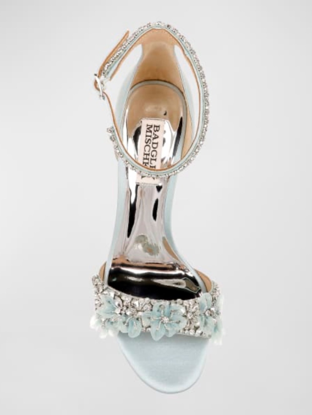 NEW Badgley Mischika Satin Finesse Block Heel 6.5 - Picture 2 of 4